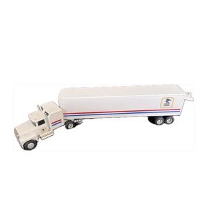 😎 Diecast U.S. Mail ERTL 18 wheeler truck with sleeper cab & detachable …